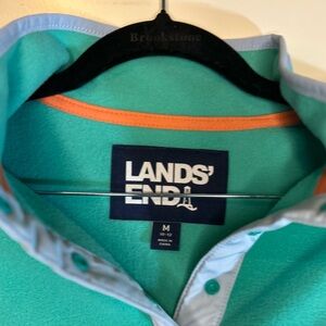 Lands End Stripped‎ Fleece Pullover